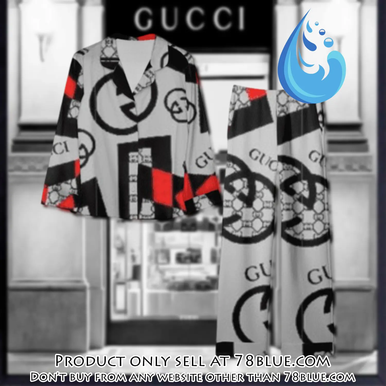 Trending luxury gc satin pajama set pjs1052 78b2031593